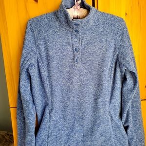 Duluth Trading Co. Women's Medium Blue Fleece Sweater size Small
